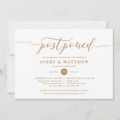 Verspätete Hochzeitsfeier und Empfang Einladung (Vorderseite)