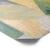 Verspätete klaasische Abstrakte Kunstmalerei Windo Poster (Ecke)