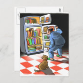 Verspätete Nacht Buchen Snack Postkarte (Vorne/Hinten)