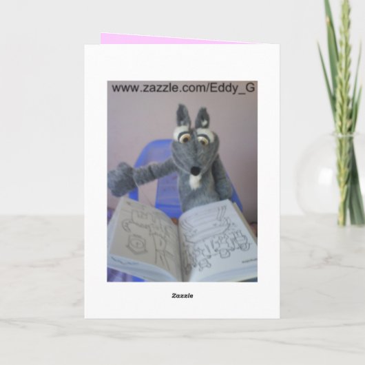 verspäteter Elefant, Karte (Rückseite)