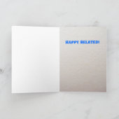 Verspäteter Geburtstag Karte (Innenseite)