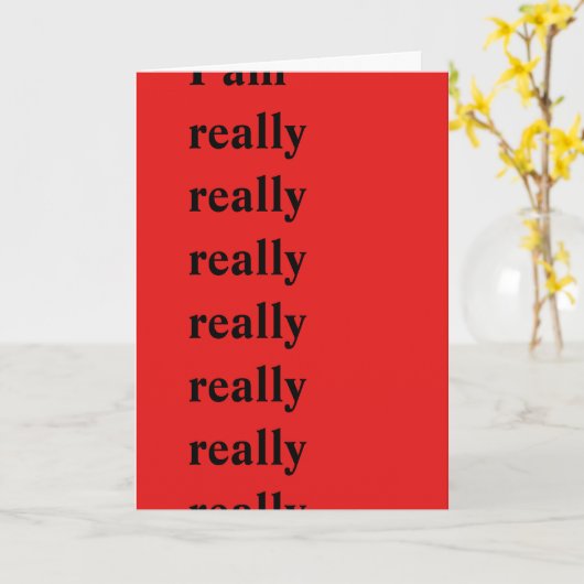 Verspäteter Geburtstag Karte (Gelbe Blume)