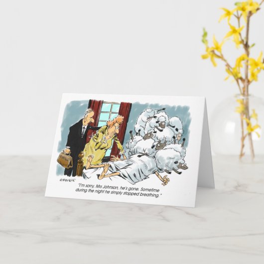 Verspäteter Geburtstag mit ängstlicher Karte (Gelbe Blume)