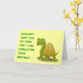 Verspäteter Geburtstag Rolle-Ihr-Eigene Schablone Karte (Gelbe Blume)