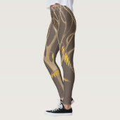 Verspäteter Herbst auf Leggings (Links)