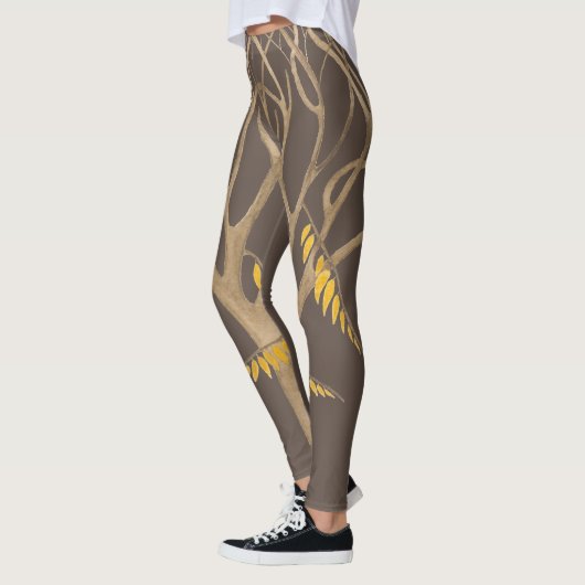Verspäteter Herbst auf Leggings (Links)