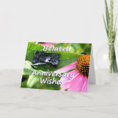 Verspäteter Jahrestag Apology2-customize Karte (Vorderseite)