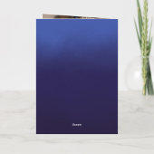 Verspätetes Lehrerbüro-Blumenthema Karte (Rückseite)