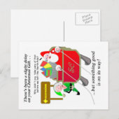Verspätetes Weihnachten - Porträt des verspäteten (Vorne/Hinten)