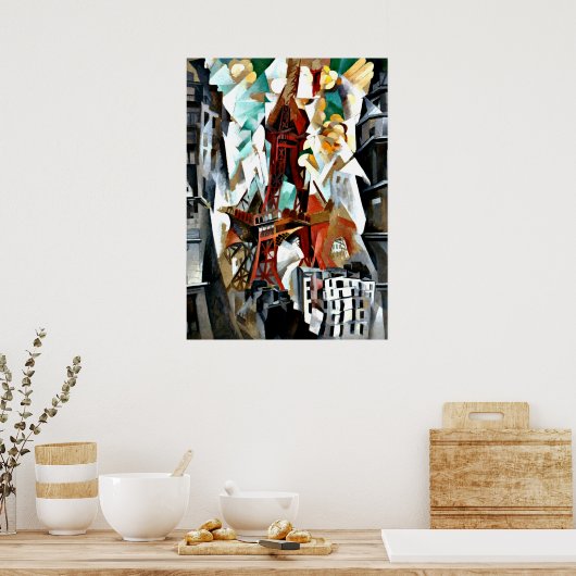 Verspätung - Der rote Turm Poster (Küche)