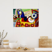 Verspätung - Portugiesisches Stillleben Poster (Küche)