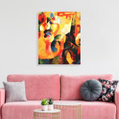 Verspätung - Sonne, Tower, Flugzeug Leinwanddruck (Insitu (Wohnzimmer))