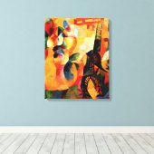 Verspätung - Sonne, Tower, Flugzeug Leinwanddruck (Insitu (Holzboden))