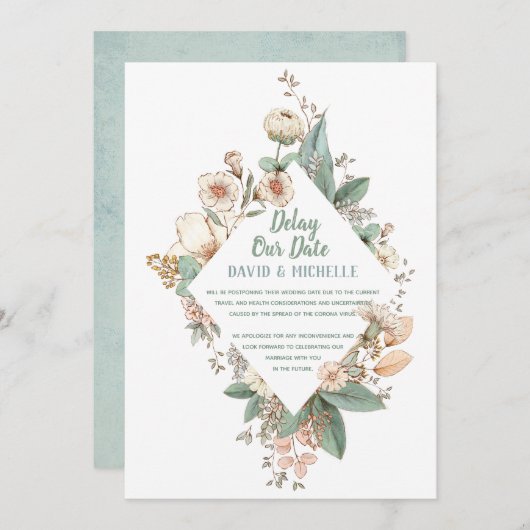 Verspätung unseres Datums | Corona Virus Delay | H Ankündigung (Vorne/Hinten)