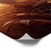 Verspielte Affen erstickt Poster (Ecke)