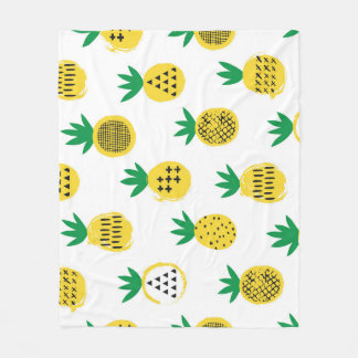 Verspielte Ananas: kinderfreundlich Vintag Fleecedecke
