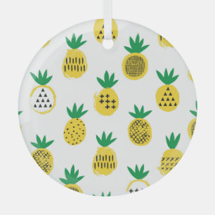 Verspielte Ananas: kinderfreundlich Vintag Ornament Aus Glas