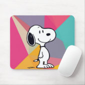 Verspielte Beagle-Cartoon-Geometric-Pop-Art Mousepad (Mit Mouse)