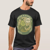 Verspielte Birnen-Samurai-Disziplin T-Shirt (Vorderseite)
