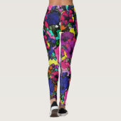 Verspielte Blume - Leggings (Rückseite)