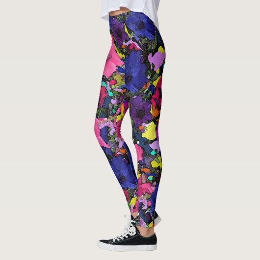 Verspielte Blume - Leggings (Links)