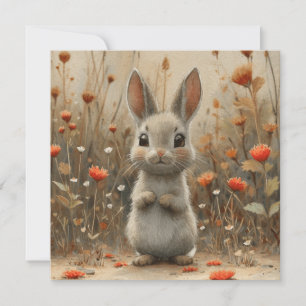 Verspielte Bunnies: Glückliche Gedanken 🐰 Digital Feiertagskarte