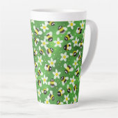 Verspielte Buzzing Bienen (Flasche grün) Milchtasse (Rechte Ecke)