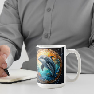 Verspielte Dolphin Kaffeetasse