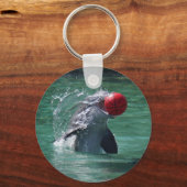 Verspielte Dolphin Schlüsselanhänger (Vorderseite)