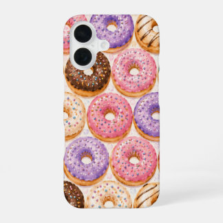 Verspielte Donuts iPhone 16 Hülle