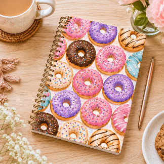 Verspielte Donuts Planer