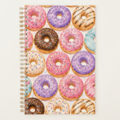 Verspielte Donuts Planer (Vorderseite)