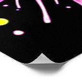 Verspielte Emoji-Explosion Poster (Ecke)