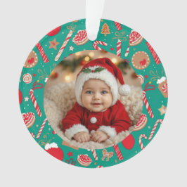 Verspielte Ferien Leckereien Foto Ornament - Von H