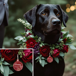 Verspielte Fox Herbsthochzeit Haustiermarke