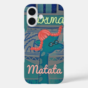 Verspielte Giraffen-Kunst: Ein Afrikanisches Vergn iPhone 16 Hülle