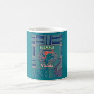 Verspielte Giraffen-Kunst: Ein Afrikanisches Vergn Kaffeetasse