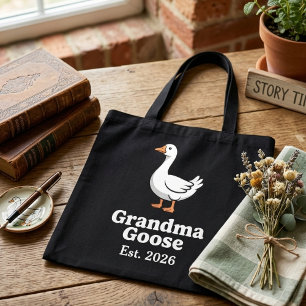 Verspielte Großmutter-Gans Est-Jahr Niedliche Gans Tasche