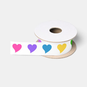 Verspielte Herzen Satinband