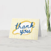Verspielte Lemon Baby Shower Danke (Vorderseite)