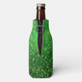 Verspielte Leprechaun-Illustration Flaschenkühler (Flasche Rückseite)