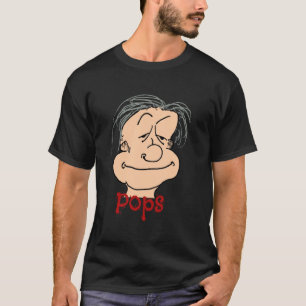 Verspielte Pops Cartoon u2013 Unbeschwerter Vatert T-Shirt