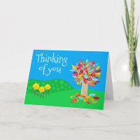 Verspielte Thinking of You Karte von Jo Images