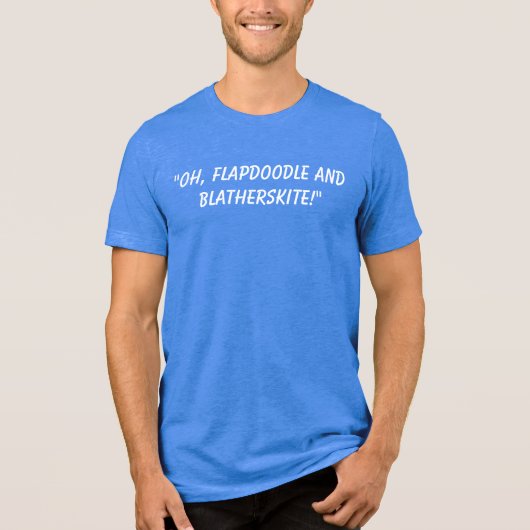 Verspielte und köstlich absurde. Tri-Blend shirt (Vorderseite)