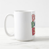 Verspielte Vater-Spruch-Kunst Kaffeetasse (Links)