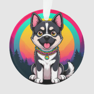 Verspielter Cartoon-Hund Ornament