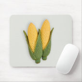 Verspielter Chic Oma's Garden Modern Crochet Corn Mousepad (Mit Mouse)