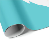Verspielter Corgi Geschenkpapier (Rolleneckpunkt)