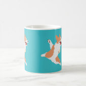Verspielter Corgi Kaffeetasse (Mittel)
