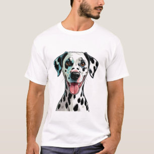 Verspielter Dalmatiner-Welpe T-Shirt